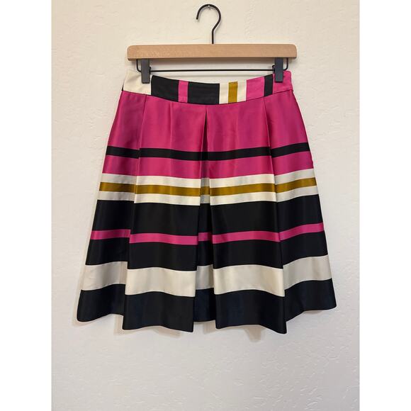 Trina Turk Multicolor Stripe Skirt with Lace trimmed lining – Size 6 - Picture 1 of 12